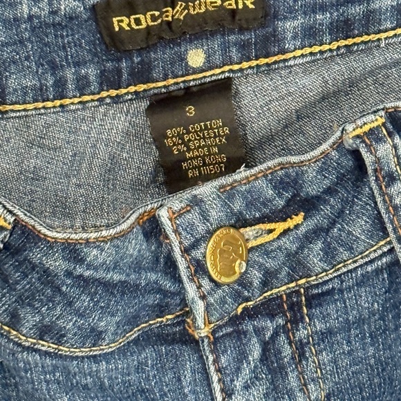 Rocawear Blue Flare Wide Leg Jeans - Picture 7 of 7